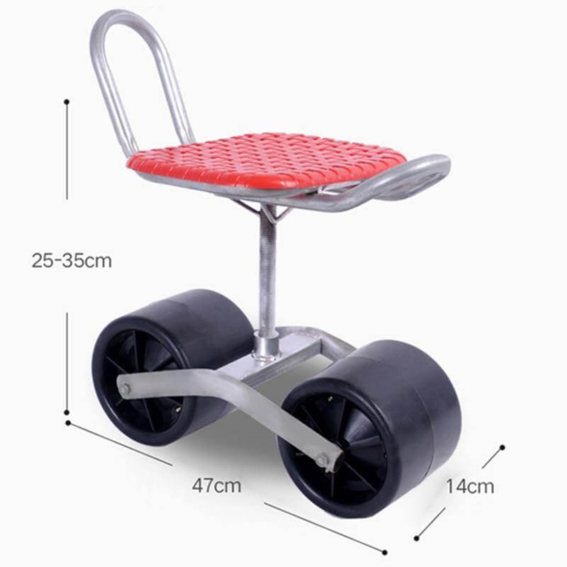Garden Mobile Agricultural Lazy Rotatable Wheeled Stool