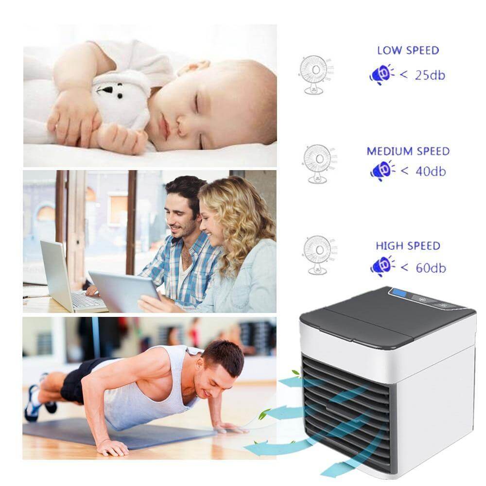 Portable Mini Desktop Humidifier Air Cooler Fan