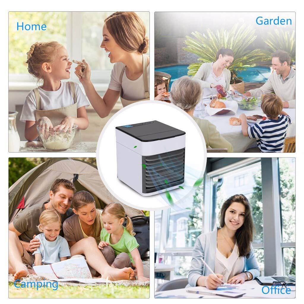 Portable Mini Desktop Humidifier Air Cooler Fan