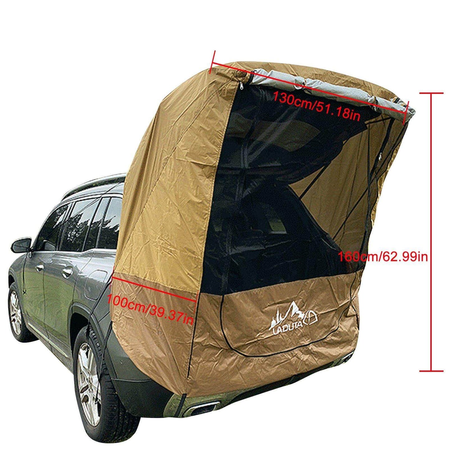 Camping Waterproof Car Sunshade Trunk Tent