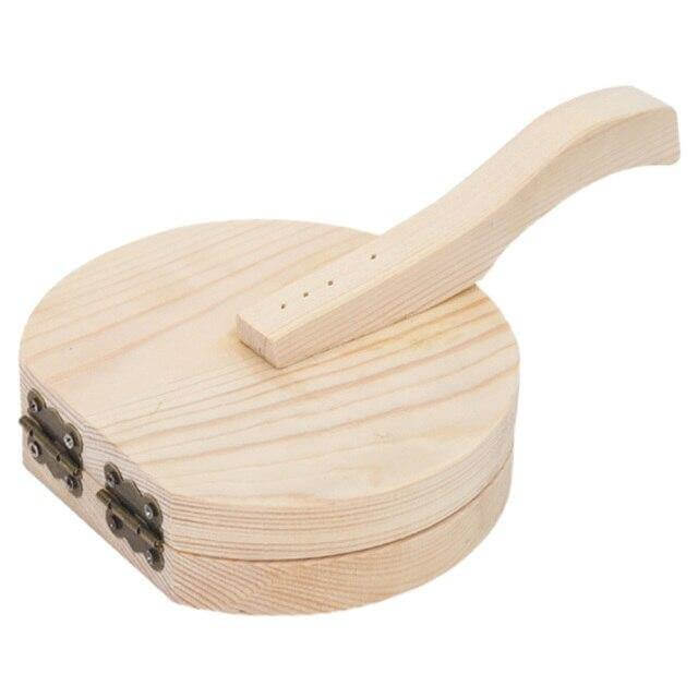 Wooden Mini Dough Pressing Tool Presser