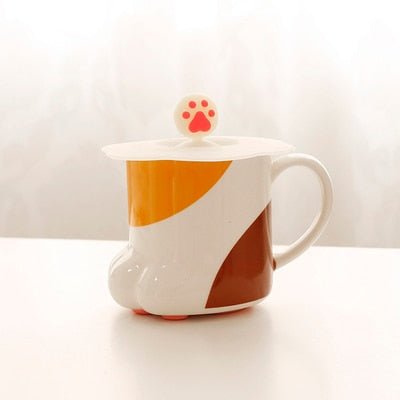 Cute Cat Paw Ceramic Coffee Mug