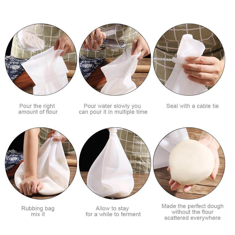 Silicone Dough Flour Mixer Bag