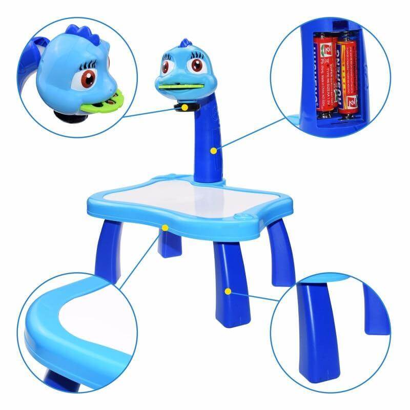 Educational Kids Art Drawing Projector Table