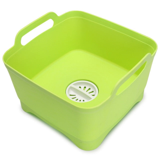 Portable Large Vegetable Washer Drain Basket