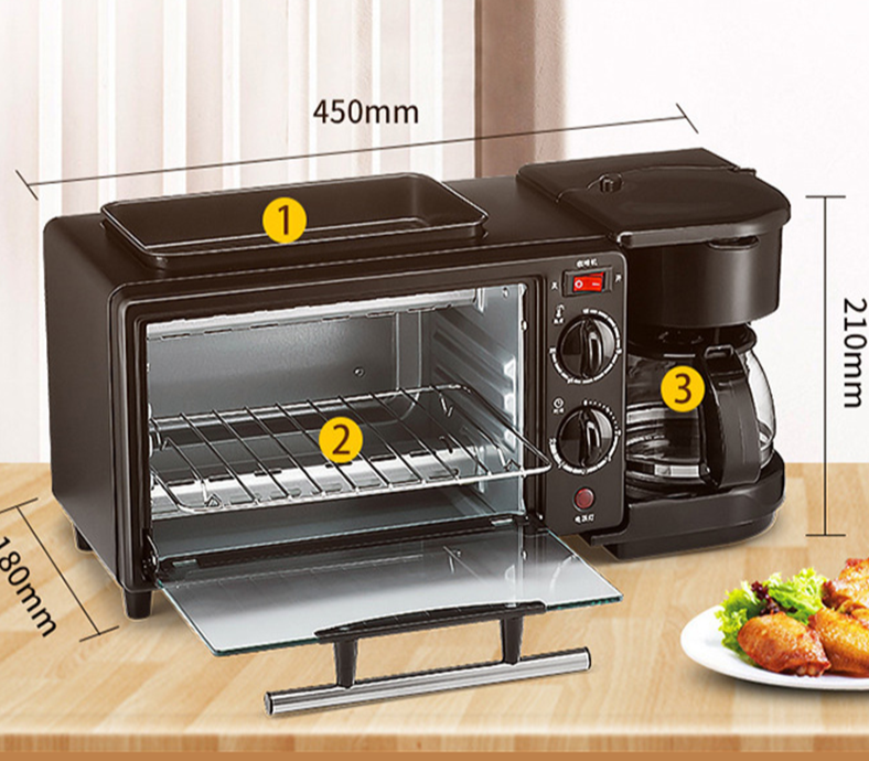 3in1 Multifunctional Breakfast Maker Oven - UTILITY5STORE