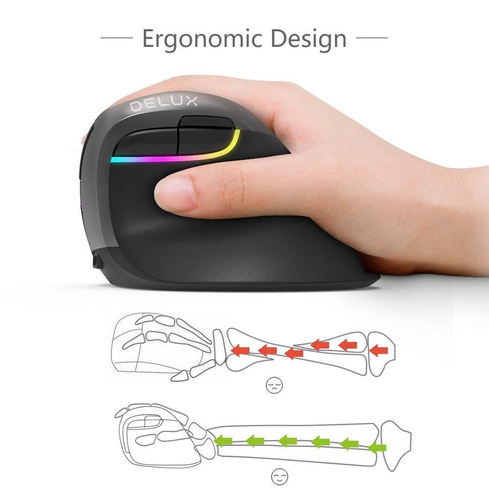 Mini Wireless Silent Ergonomic Mouse