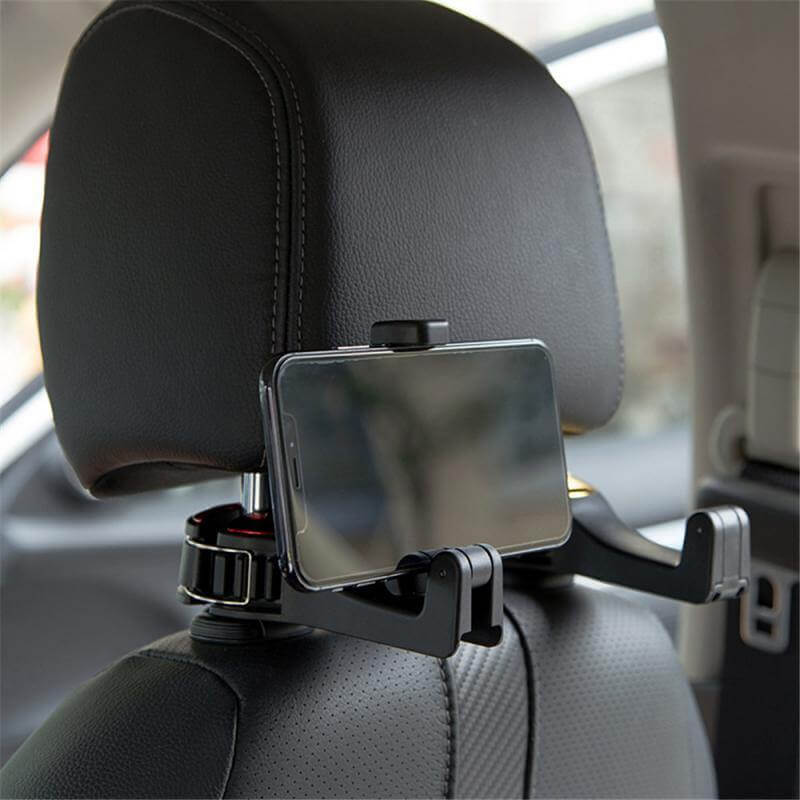 Car Headrest Phone Holder Hook