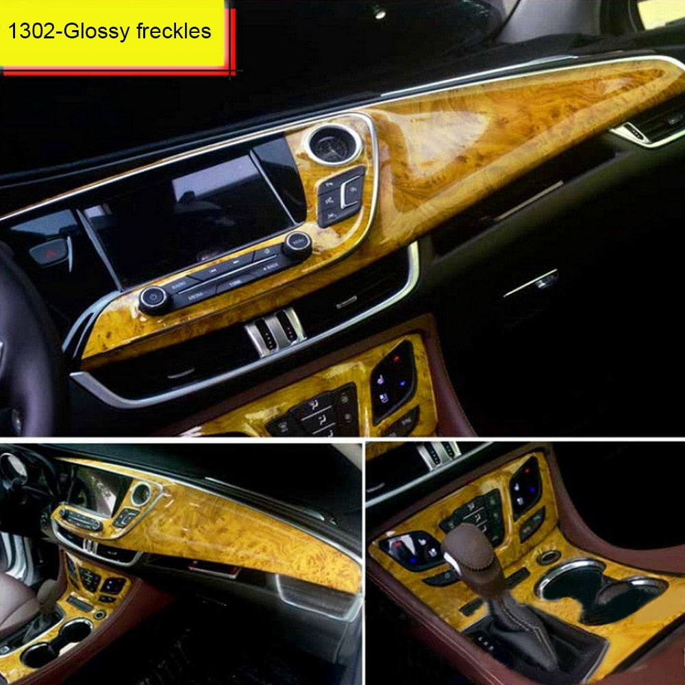 Wood Grain Interior Car Stickers - UTILITY5STORE