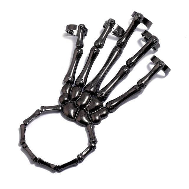 Skeleton Punk Halloween Finger Bracelet