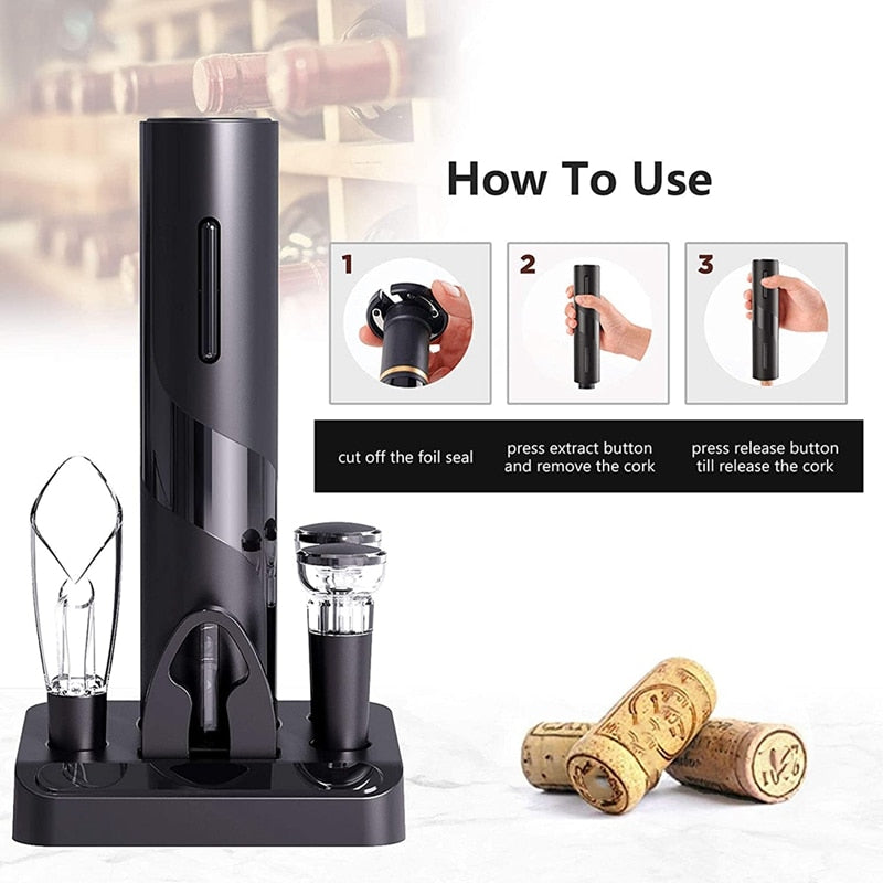 New Style Rechargeable Automatic Wine Bottle Opener