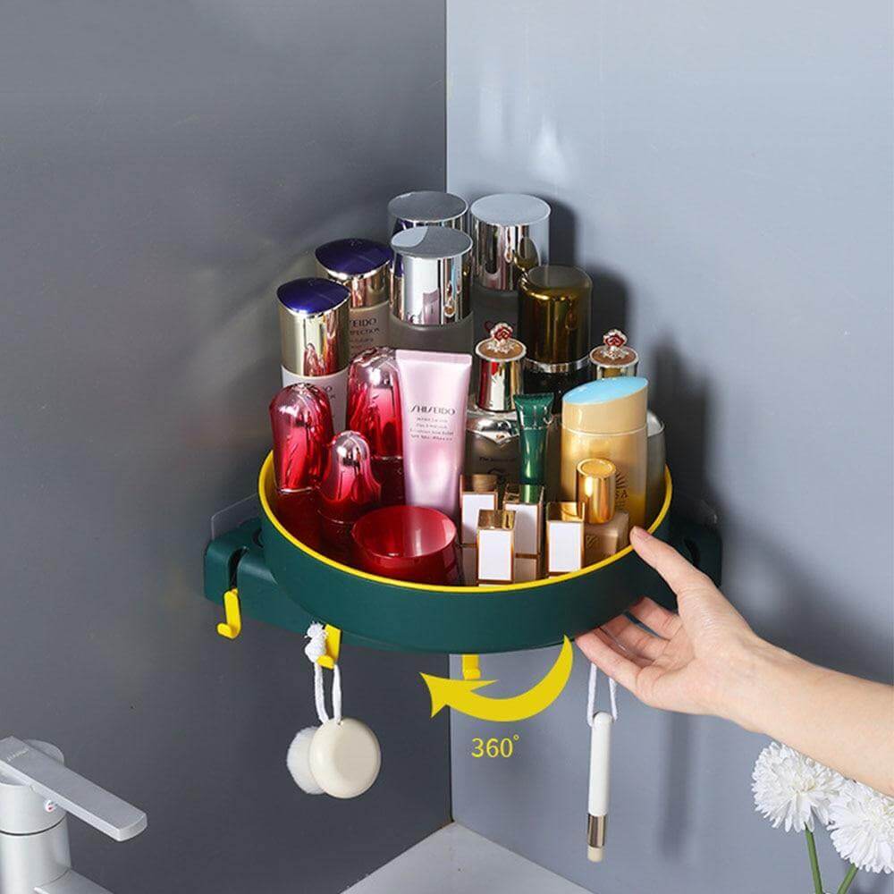 Triangle Wall-mounted Corner Kitchen Organizer Storage Rack