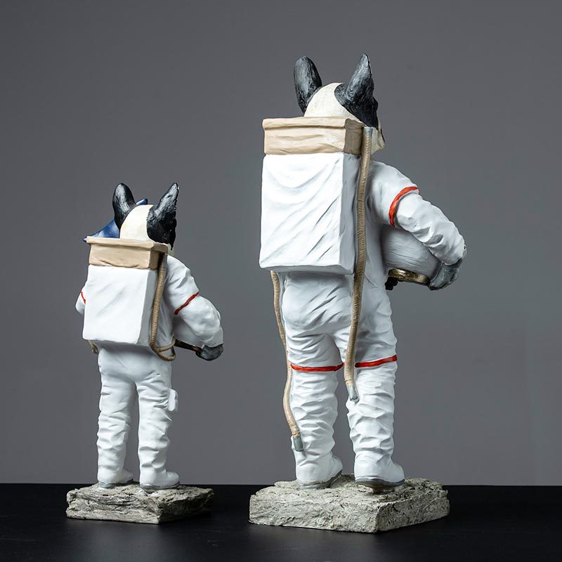 Modern Dog Astronaut Resin Figurine - UTILITY5STORE