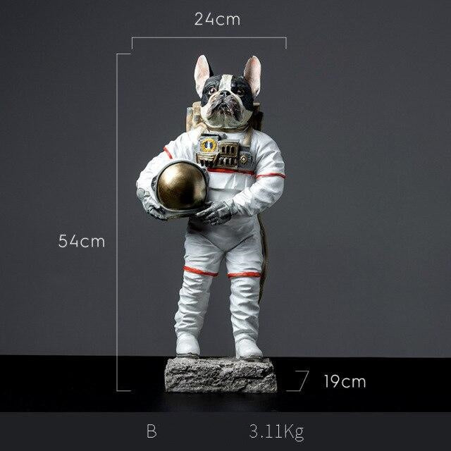 Modern Dog Astronaut Resin Figurine - UTILITY5STORE