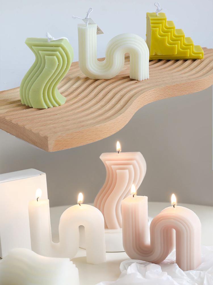 DIY Geometric Aromatic Candle Mold