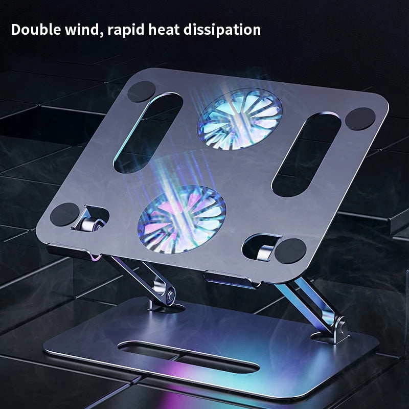 Foldable Cooling Fan Laptop Holder - UTILITY5STORE