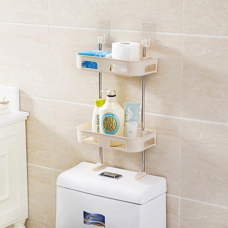 Multilayer Wall-mounted Bathroom Shelf Organizer Rack