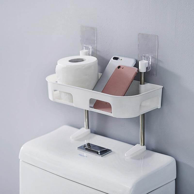 Multilayer Wall-mounted Bathroom Shelf Organizer Rack