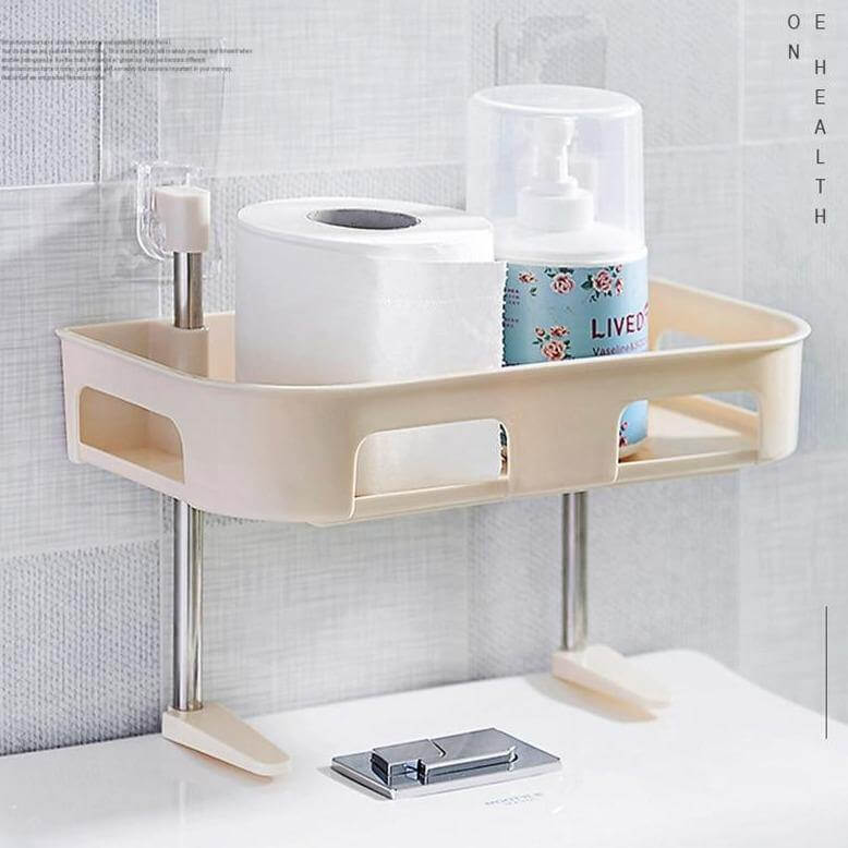 Multilayer Wall-mounted Bathroom Shelf Organizer Rack