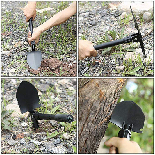 Portable Folding Garden Helper Shovel