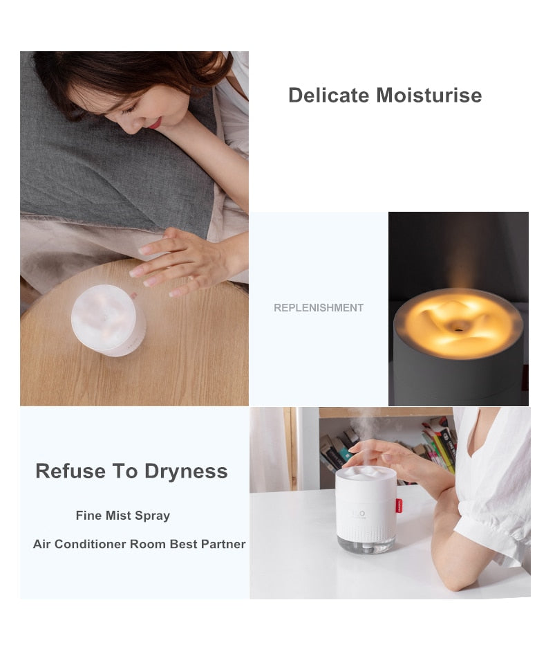 Portable Night Lamp Ultrasonic Humidifier