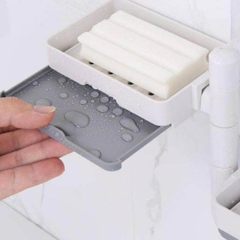 Wall-Mounted Multi Layer Rotatable Soap Holder