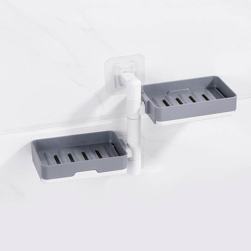 Wall-Mounted Multi Layer Rotatable Soap Holder