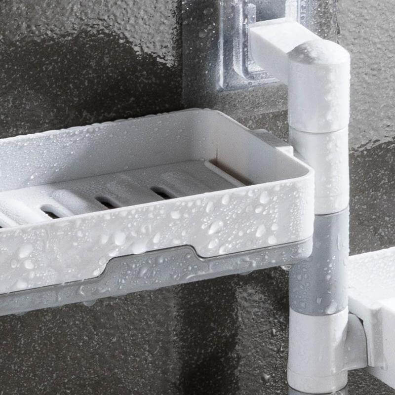 Wall-Mounted Multi Layer Rotatable Soap Holder