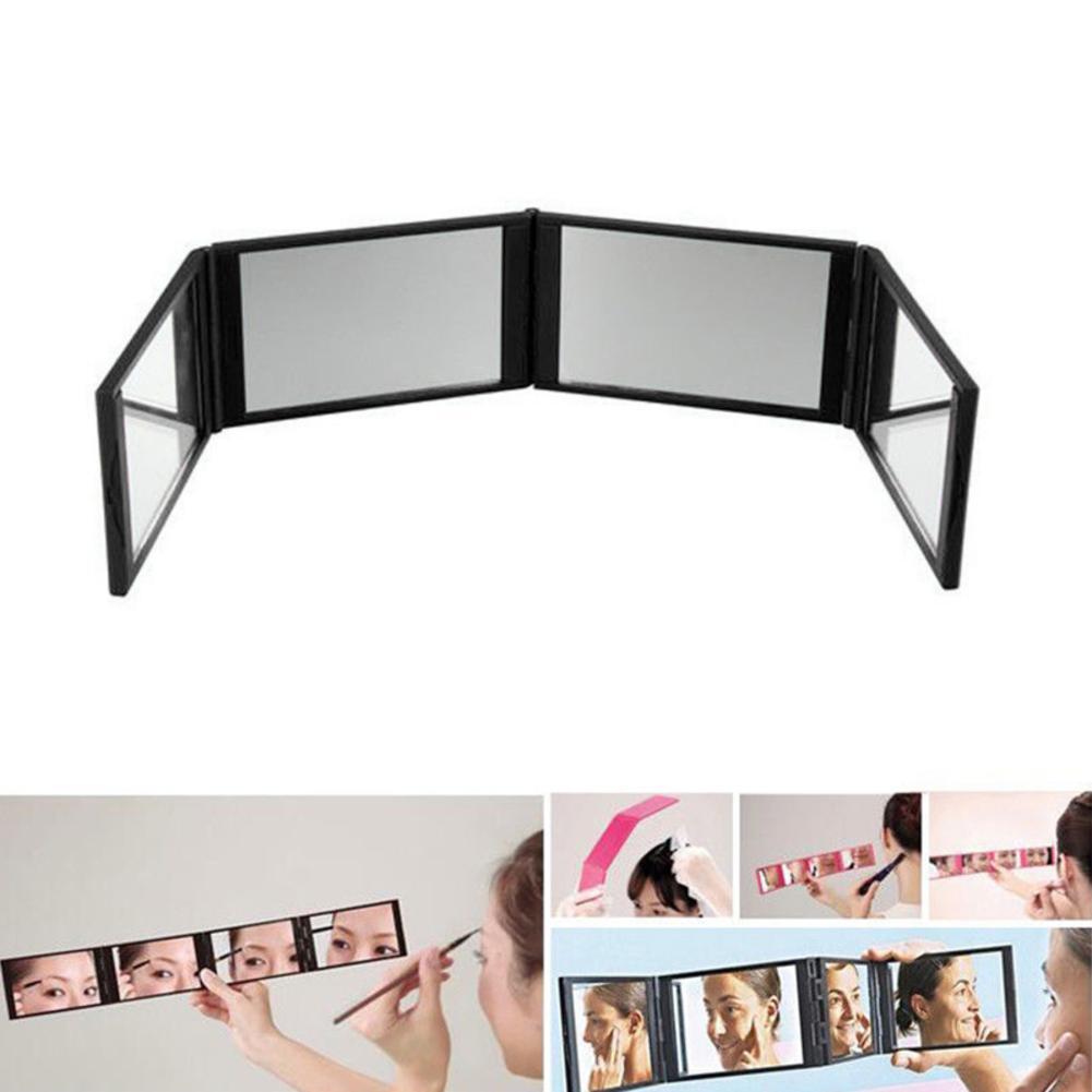 Foldable Handheld Pocket Makeup Mirror