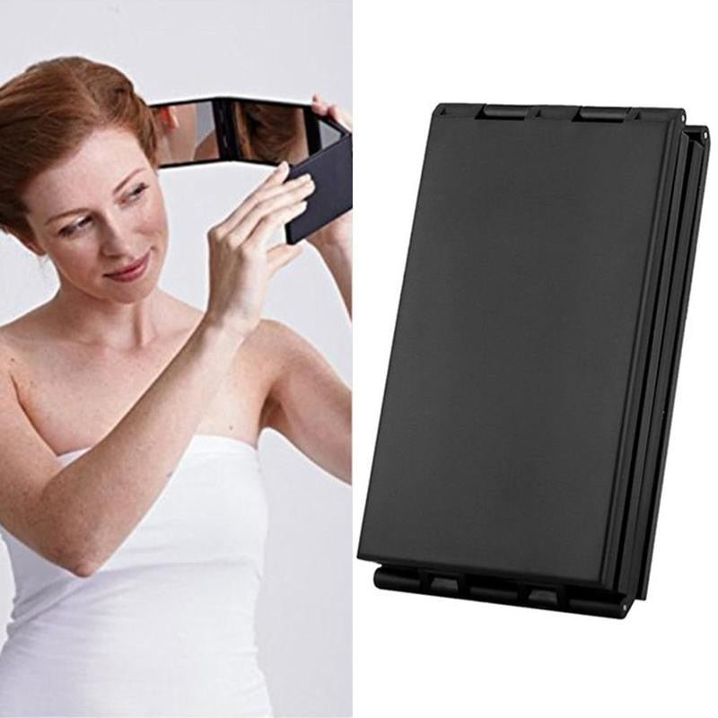 Foldable Handheld Pocket Makeup Mirror
