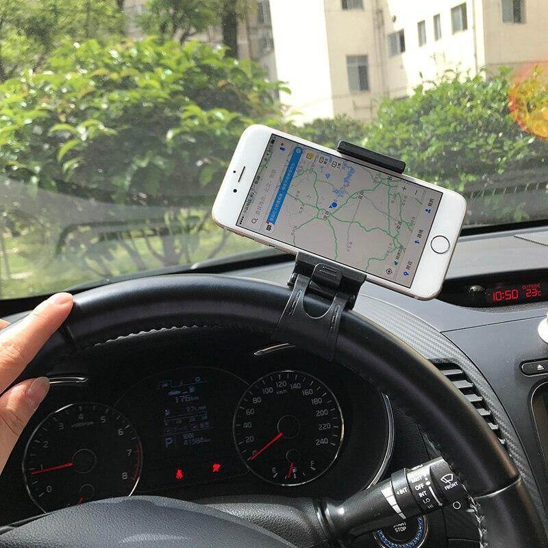 Universal Car Steering Wheel Phone Holder