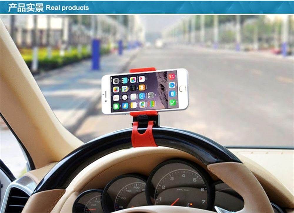 Universal Car Steering Wheel Phone Holder