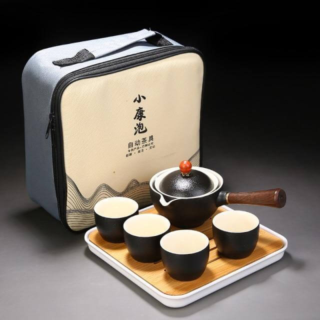 Unique Ceramic Moving Teapot Filter Set