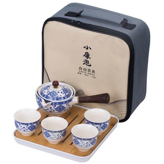 Unique Ceramic Moving Teapot Filter Set