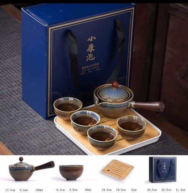 Unique Ceramic Moving Teapot Filter Set