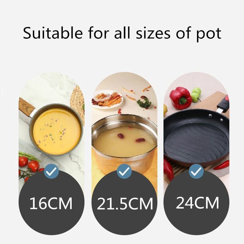 No Spill Anti Overflow Pot Cooking Lid