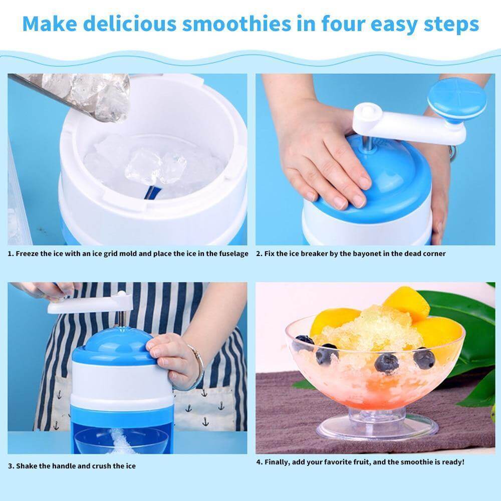 Portable Manual Easy Ice Crusher Maker