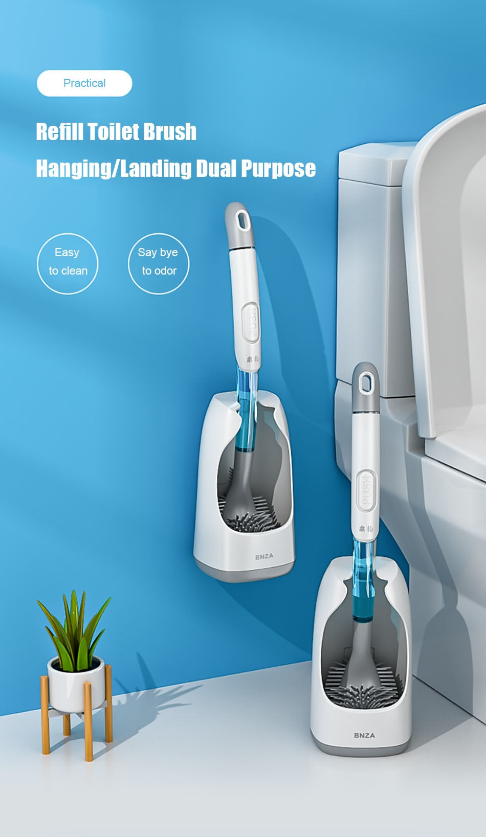 Creative Soap Dispenser Toilet Brush - UTILITY5STORE