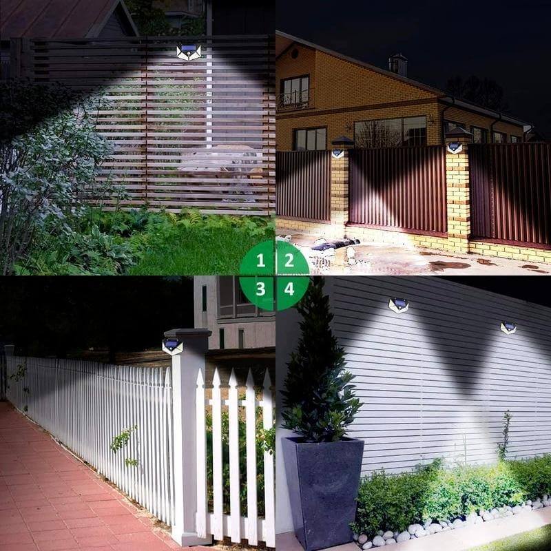 LED Outdoor Solar Light Wall Lamp