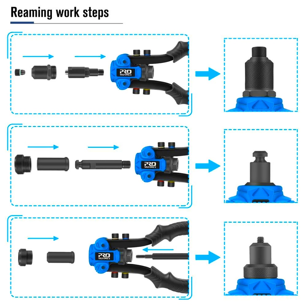 3in1 Hand Rivet Nut Tool Set - UTILITY5STORE