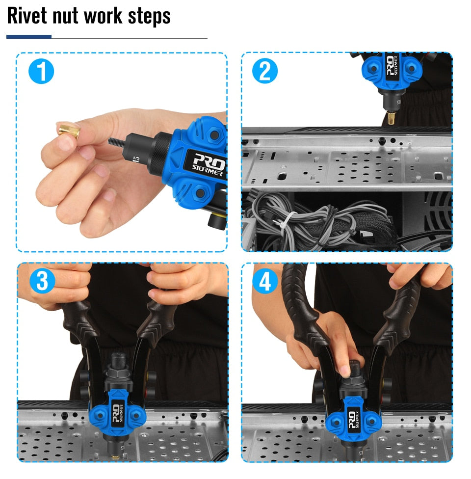 3in1 Hand Rivet Nut Tool Set - UTILITY5STORE