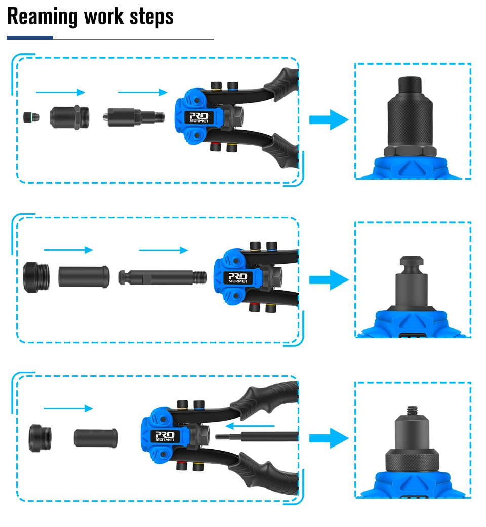 3in1 Hand Rivet Nut Tool Set - UTILITY5STORE