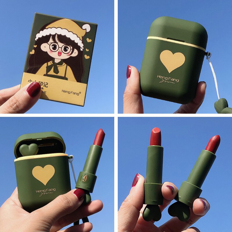 Matte Charm Heart Lipstick