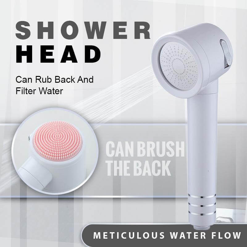 High-pressure Back Rubber Shower Head