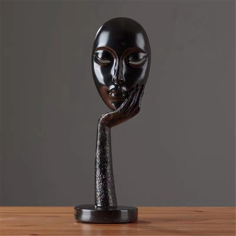 Modern Abstract Human Face Art Statue - UTILITY5STORE