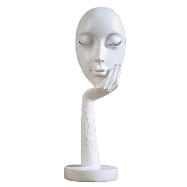 Modern Abstract Human Face Art Statue - UTILITY5STORE