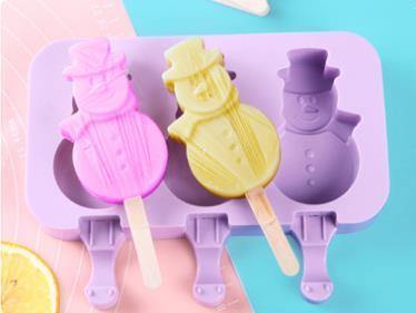 Silicone Cartoon Homemade Ice Cream Molds