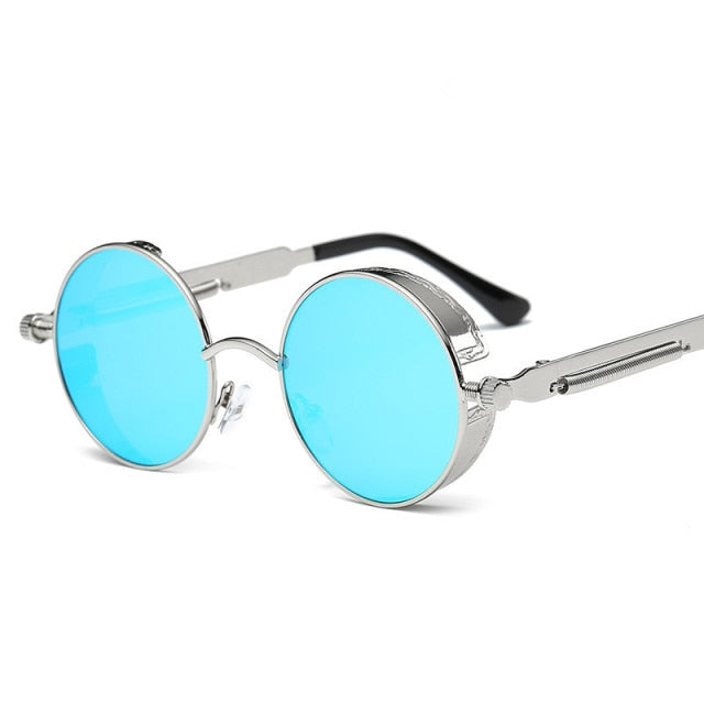 Creative Round Retro Round Metal Sunglasses - UTILITY5STORE