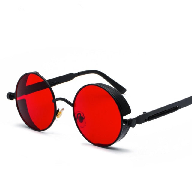 Creative Round Retro Round Metal Sunglasses - UTILITY5STORE