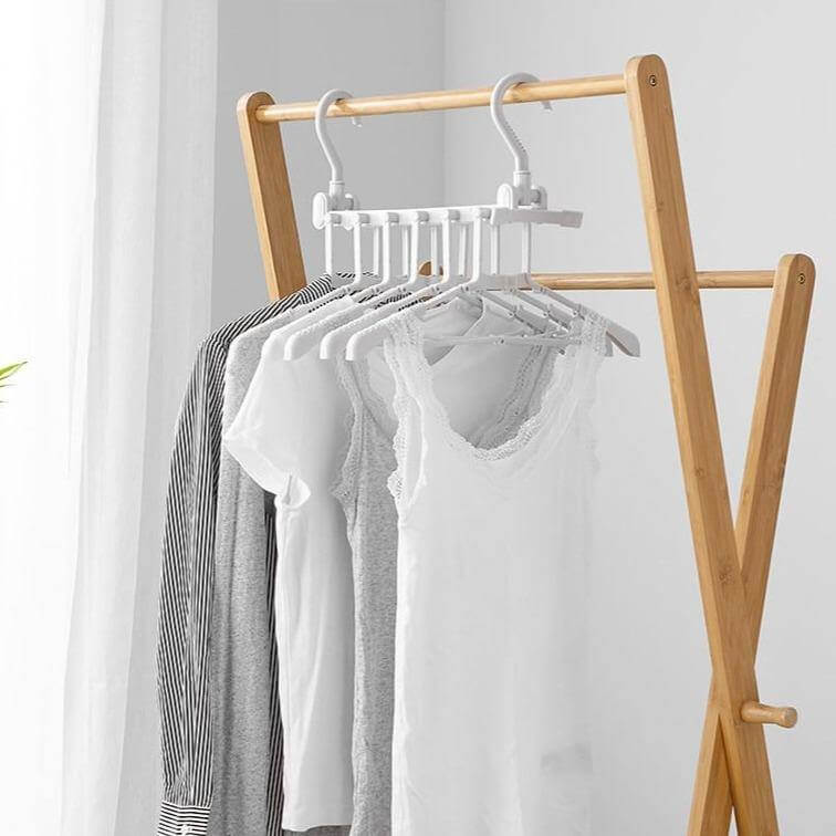 Foldable Non Slip Easy Storage Smart Clothes Hanger